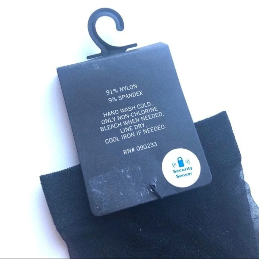 LA Hearts Black Dress Socks NWT One Size Minimalist Party Basic Balletcore